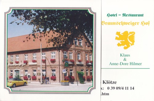 Tour prospekt klötze hotel - klötze,,