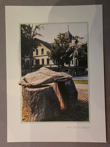 Postcard warstein house dassel - warstein,