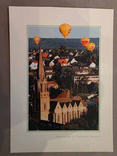 Postcard warstein balloons - postcard,