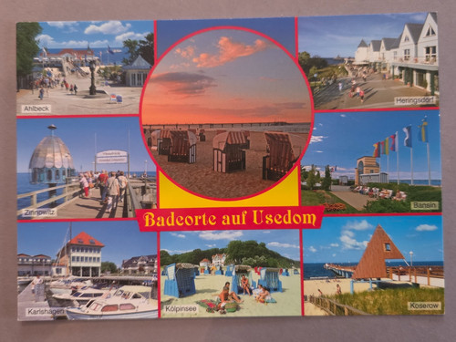Postcard usedom seaside - postcard,