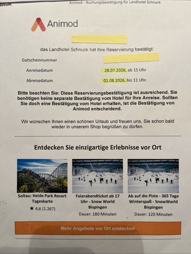 Aus krankheitsgründen eine - aus,