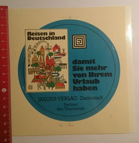 Sticker decal jaeger verlag - sticker/decal:,