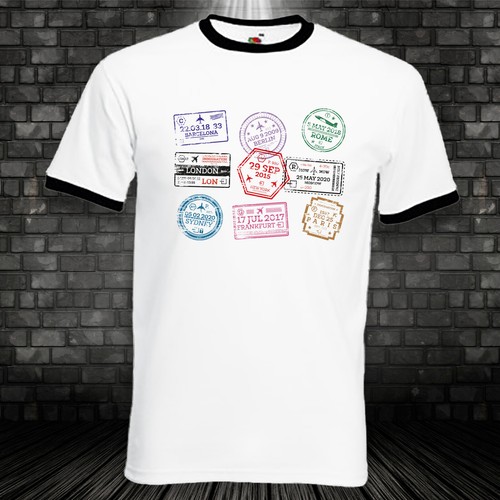 Travel shirt passport - travel,