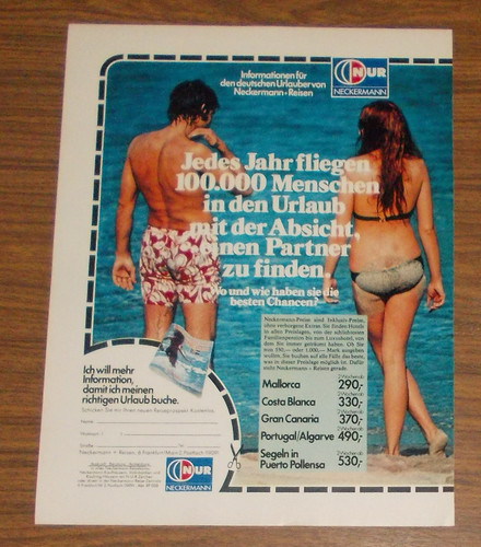 Rare advertising neckermann - advertising,