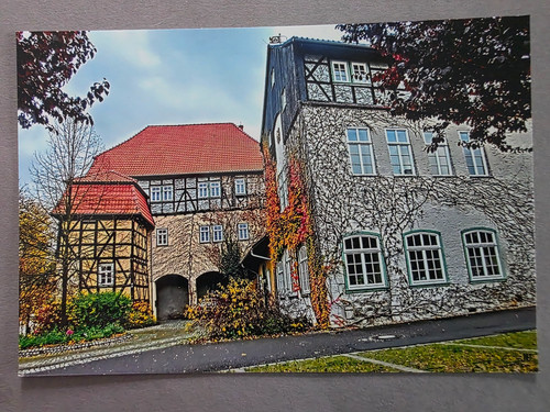 Postcard weberstedt hotel - postcard,