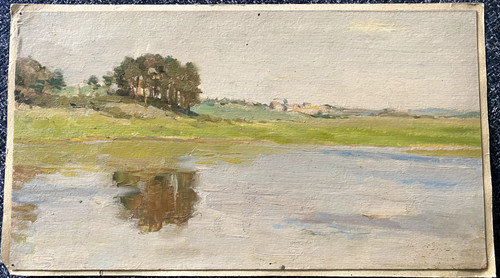 Signed oil painting - ::signed,
