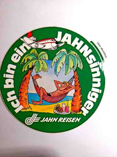 Sticker jahn travel holiday - jahn,